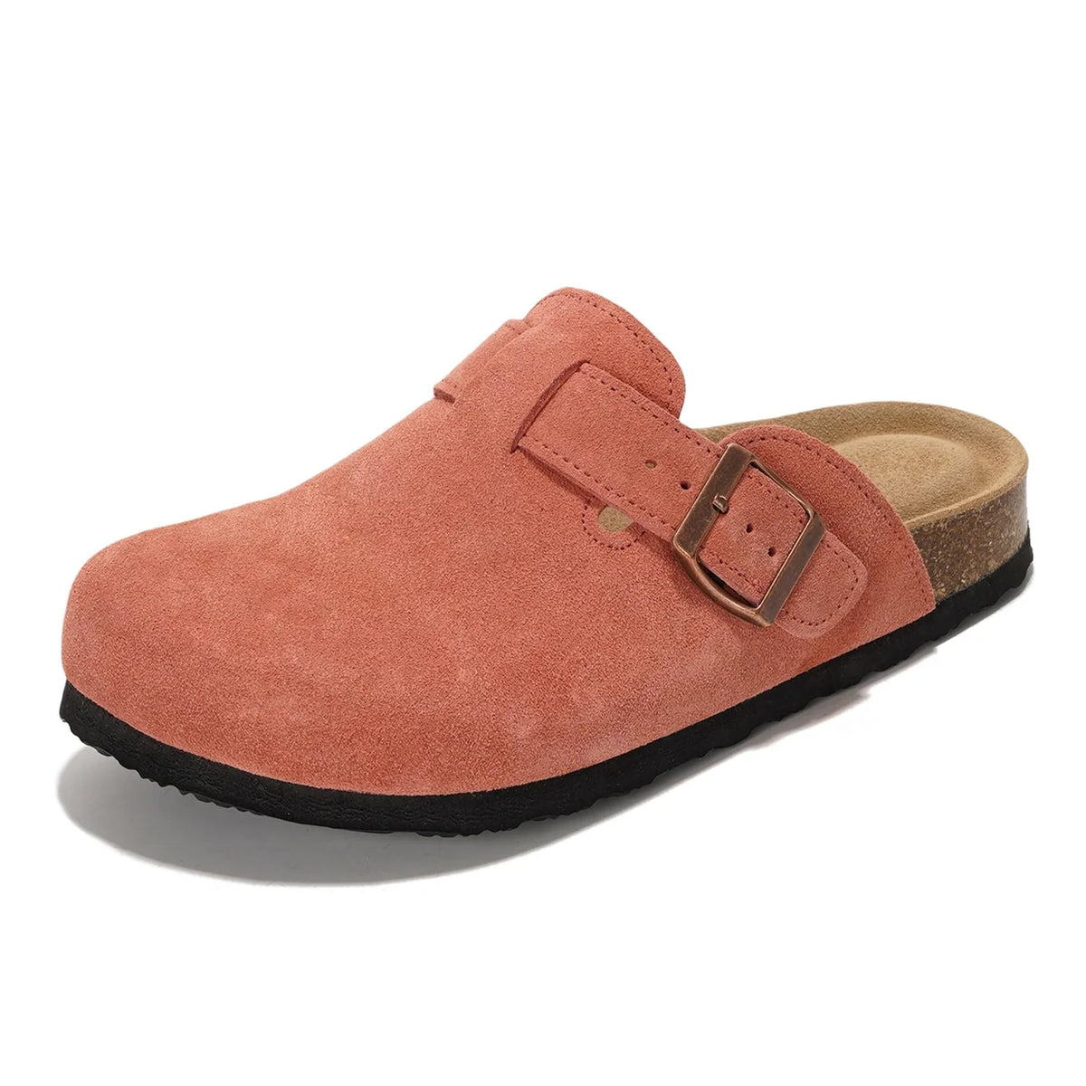 Footbed Clogs Coral Suede