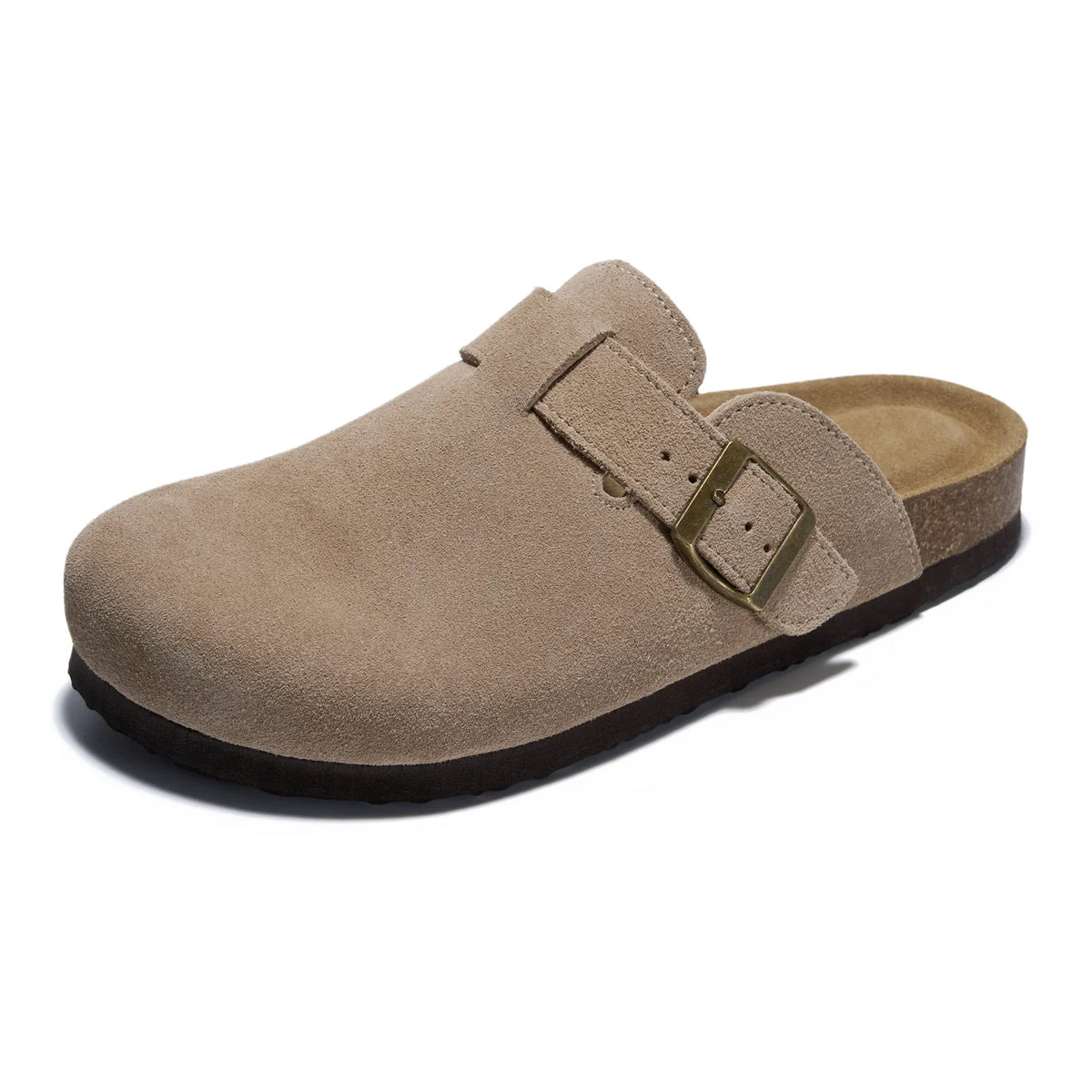 Footbed Clogs Desert Sand Suede