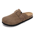 Footbed Clogs Tan Leather